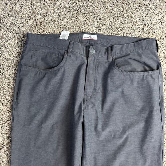 Grand Slam Performance Men's Pants Size 36x27 Gray Golf - Picture 4 of 6